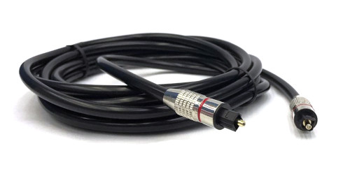 Optical Audio Toslink Plug to Plug Cable 3m (OD: 6mm)